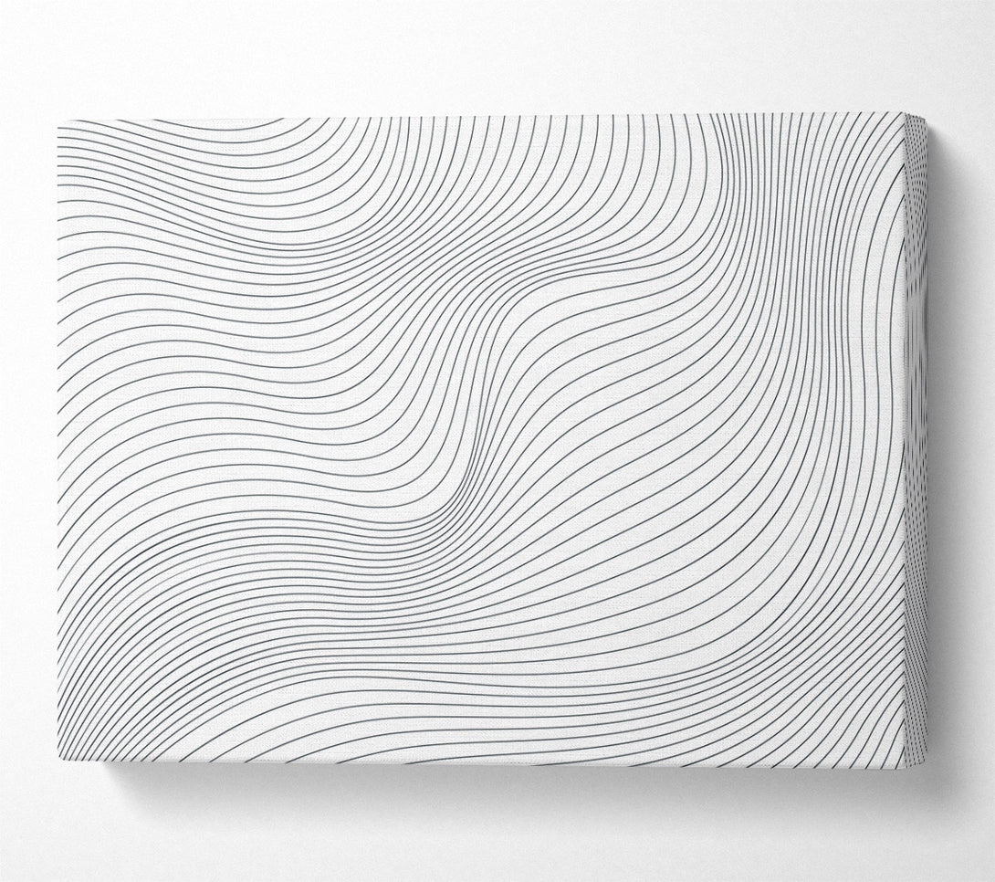  A Canvas Print of Line On White Canvas Art