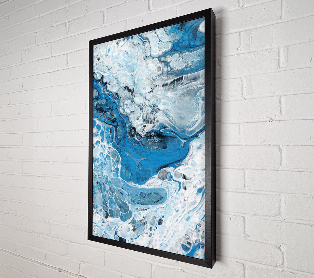  A Canvas Print of Liquid Blue Canvas Print
