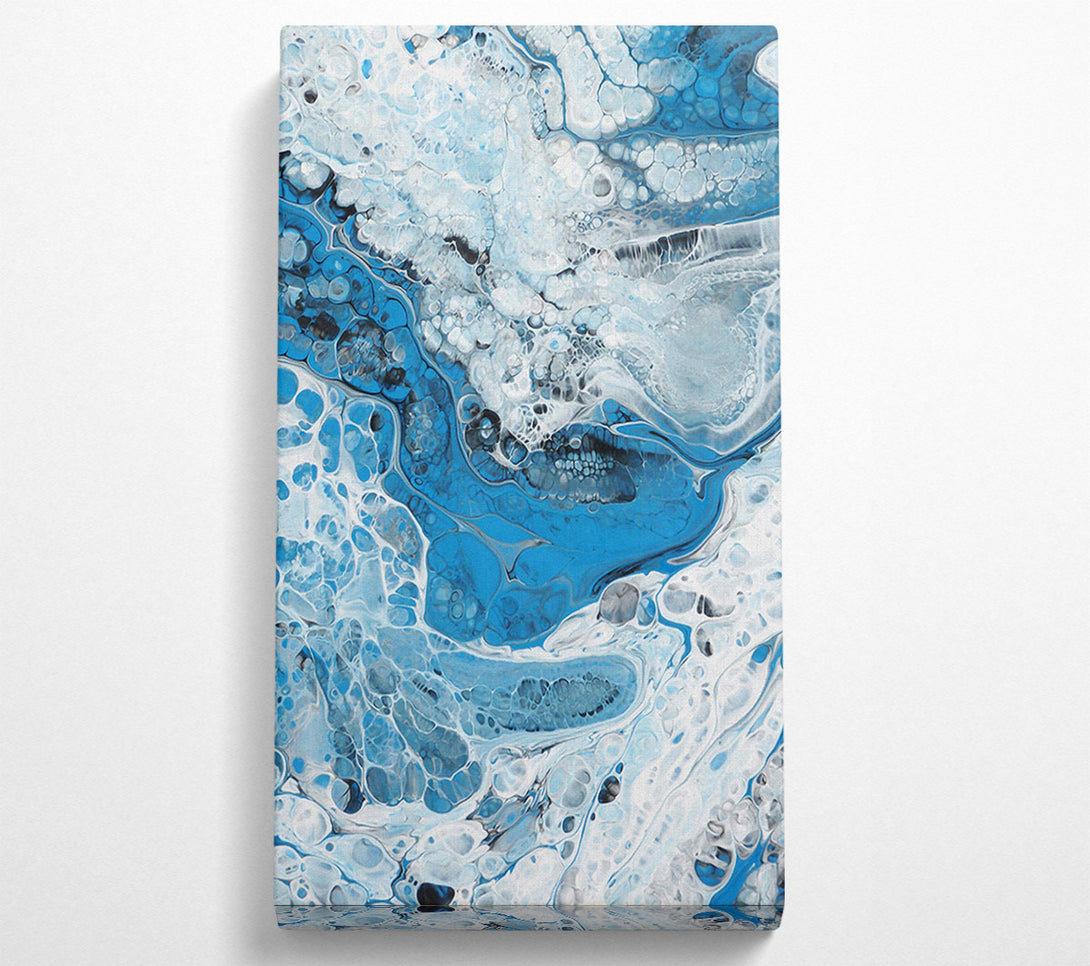  A Canvas Print of Liquid Blue Canvas Print