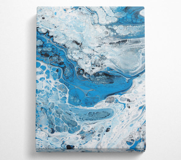 Liquid Blue Canvas Print