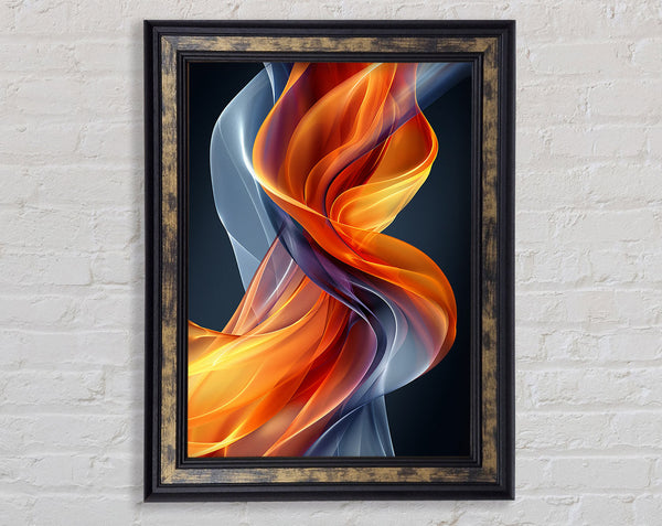 Liquid Flow Framed Print