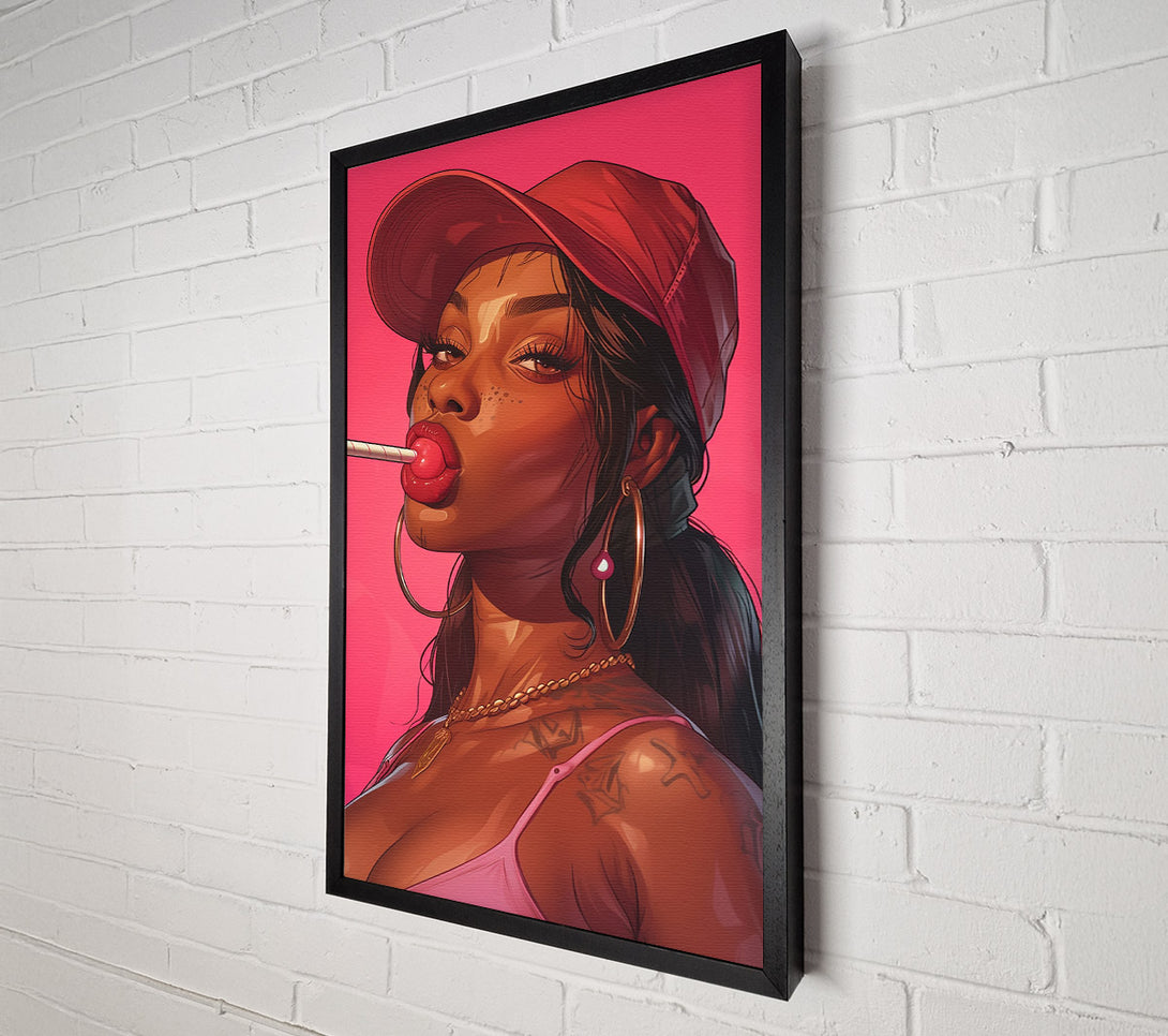  A Canvas Print of Lollipop Woman Canvas Print