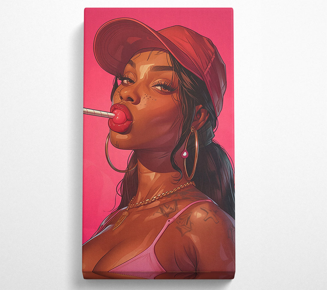  A Canvas Print of Lollipop Woman Canvas Print