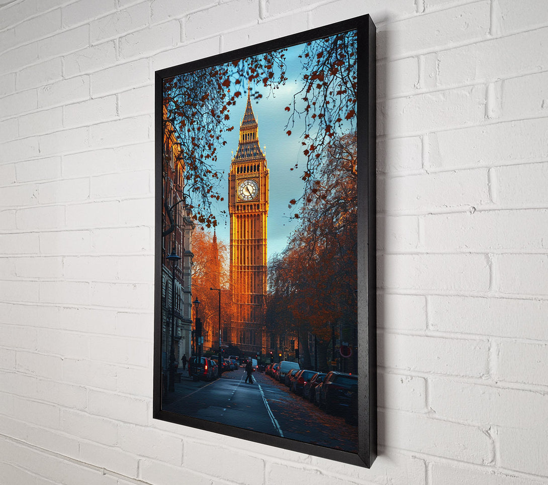  A Canvas Print of London City Street Canvas Art