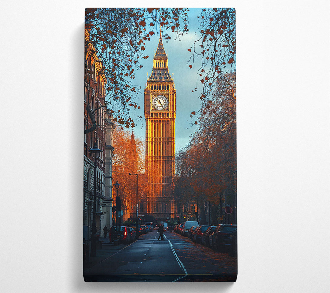 A Canvas Print of London City Street Canvas Art