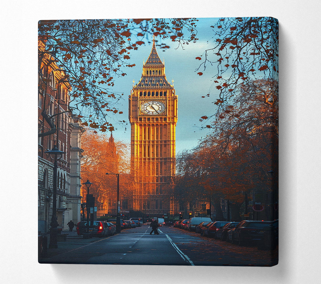  A Canvas Print of London City Street Canvas Art