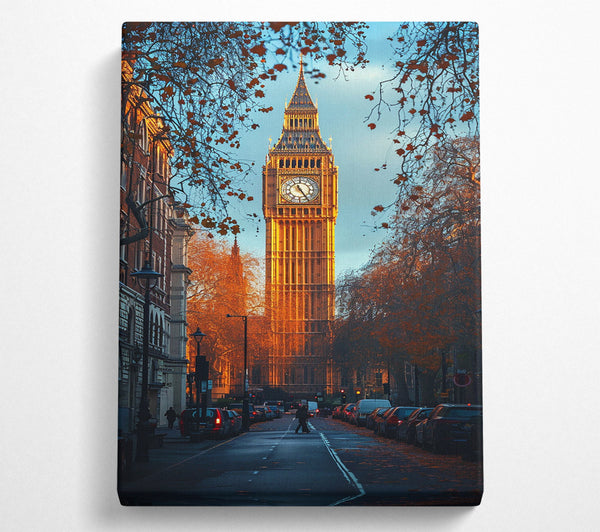  A Canvas Print of London City Street Canvas Art