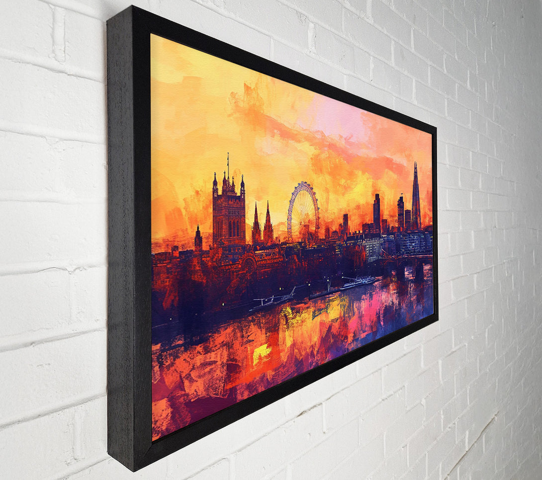 A Canvas Print of London Skyline Canvas Print