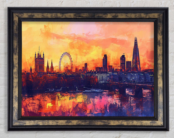 London Skyline Framed Print
