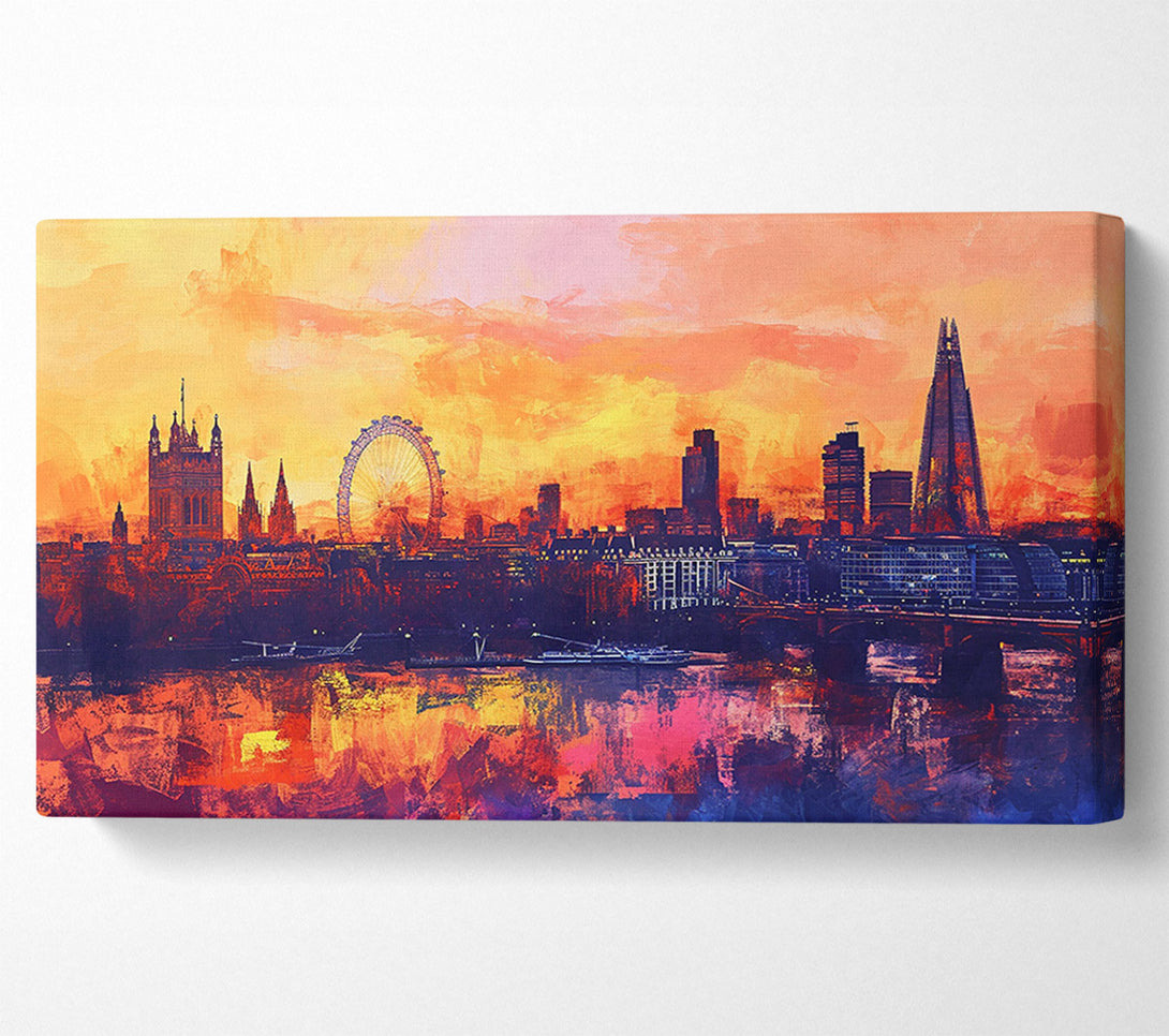  A Canvas Print of London Skyline Canvas Print