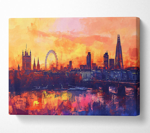  A Canvas Print of London Skyline Canvas Print