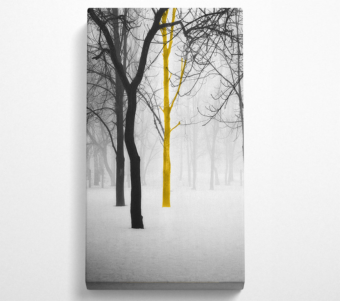  A Canvas Print of Lone Colourful Tree Canvas Art