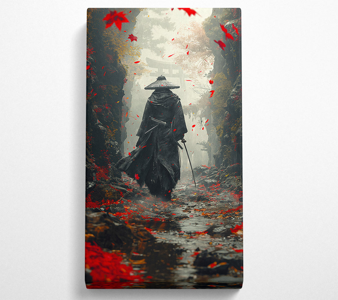  A Canvas Print of Lone Samurai Canvas Wall Art