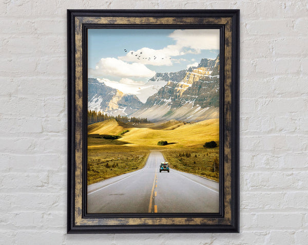 Long Road Framed Print