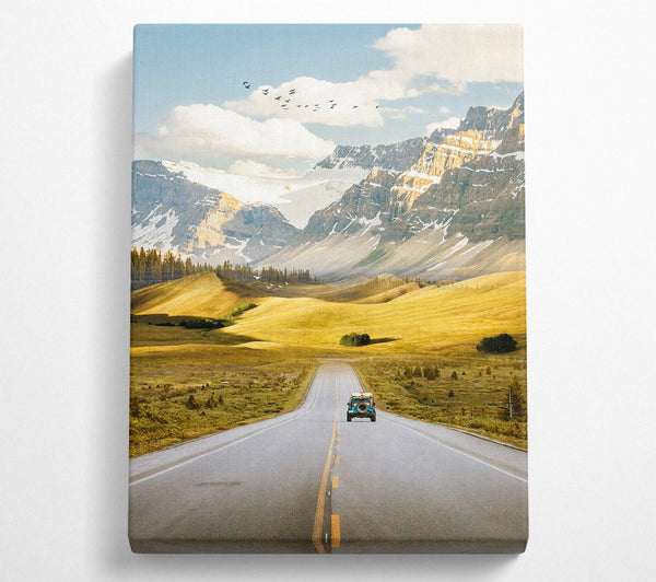  A Canvas Print of Long Road Canvas Art
