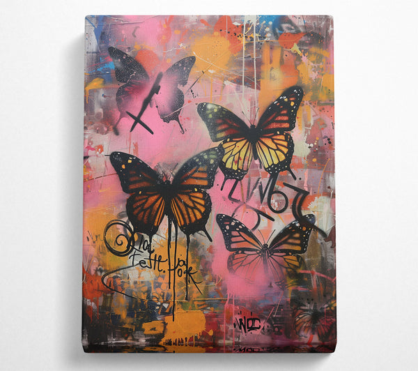  A Canvas Print of Louis Butterflies Canvas Wall Art