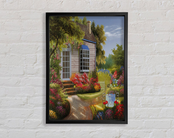 Lovely Cottage Framed Print
