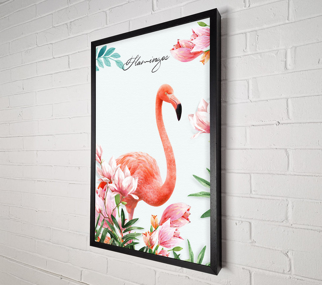  A Canvas Print of Lovely Flamingo Canvas Art