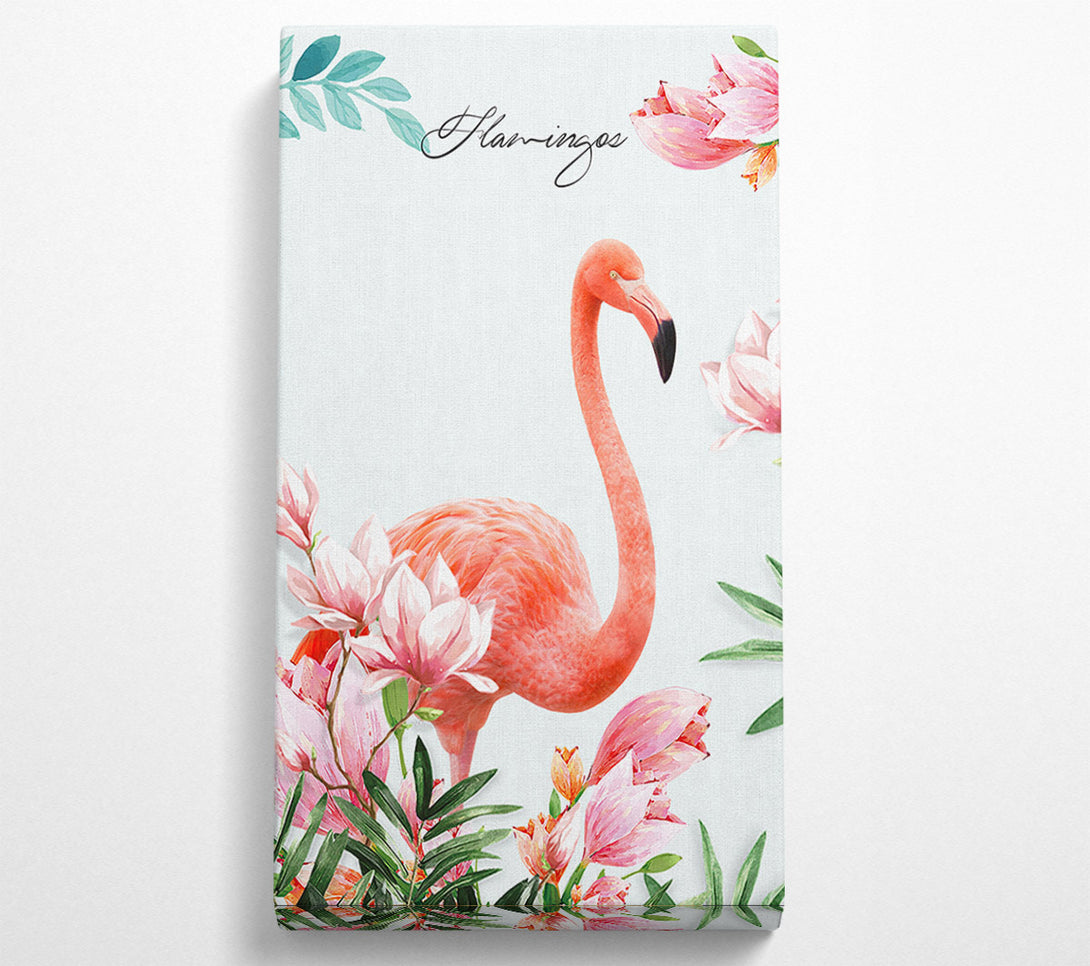  A Canvas Print of Lovely Flamingo Canvas Art