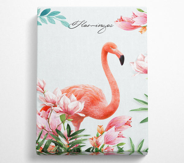 A Canvas Print of Lovely Flamingo Canvas Art