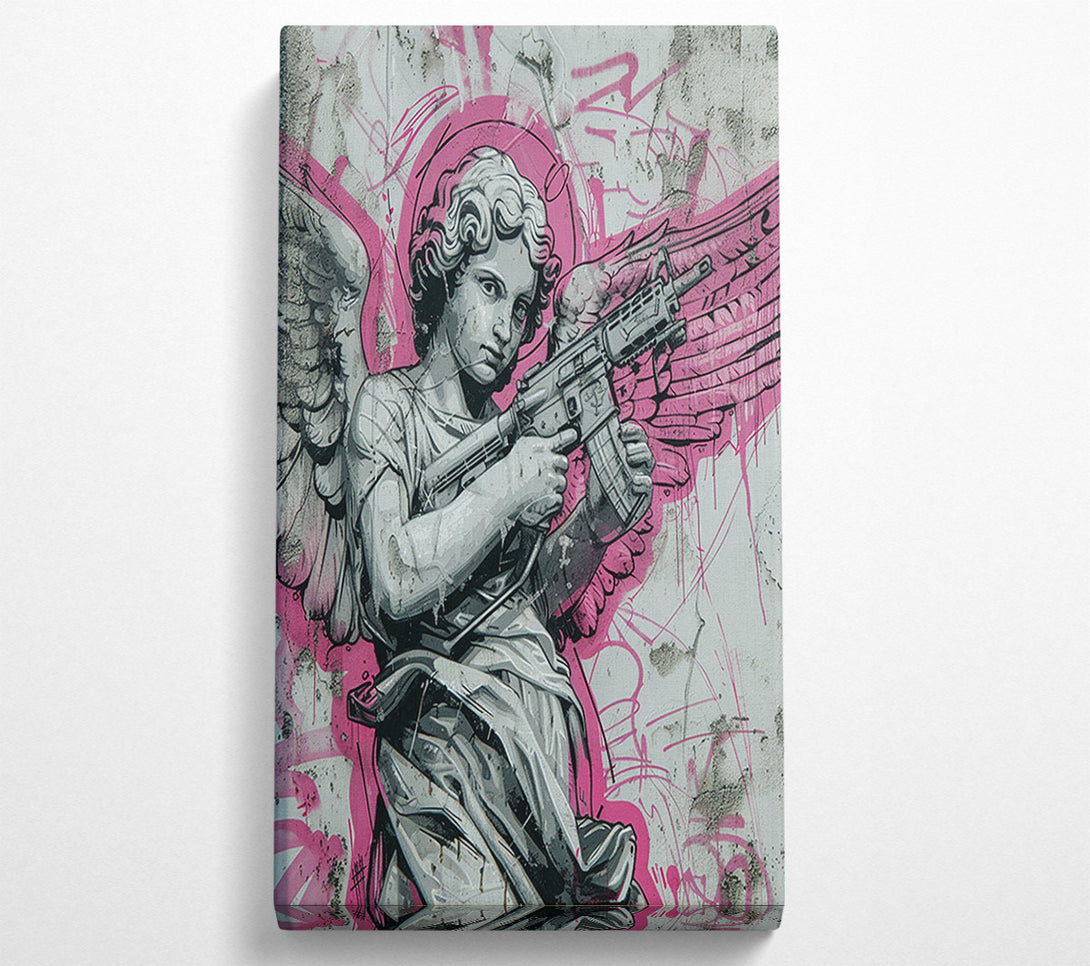  A Canvas Print of Machine Gun Angel Canvas Art