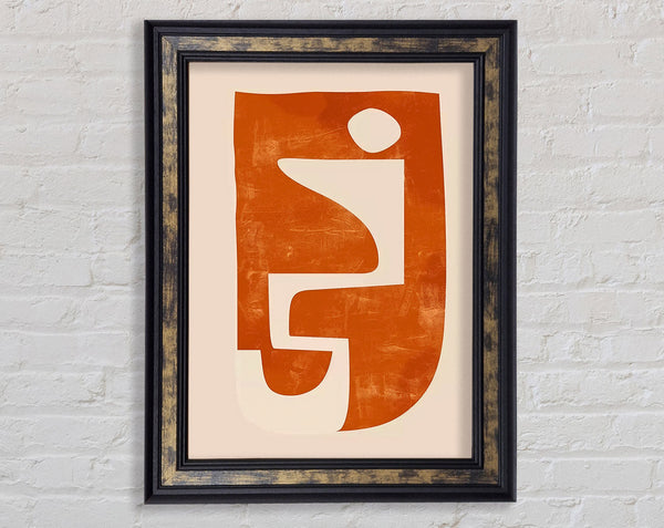 Matisse Orange Framed Print