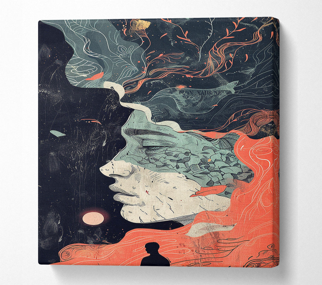  A Canvas Print of Mindfulness Canvas Wall Art