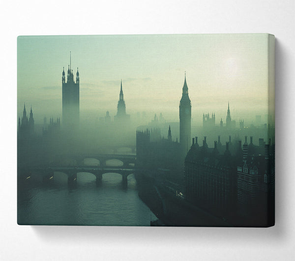  A Canvas Print of Misty London Canvas Print