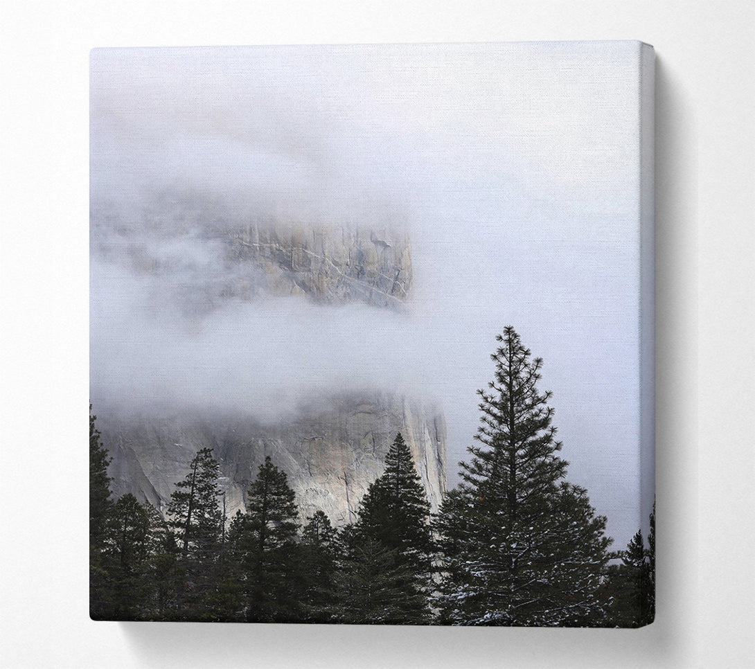  A Canvas Print of Misty Mountain Edge Canvas Art