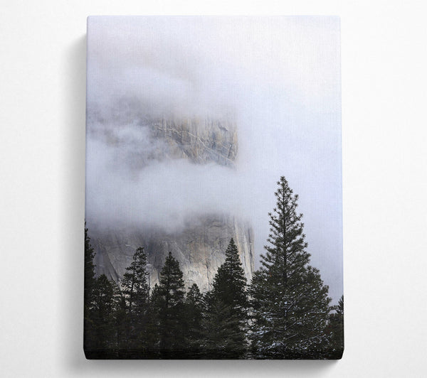  A Canvas Print of Misty Mountain Edge Canvas Art