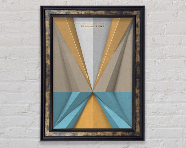 Modemist Art Abstract Framed Print