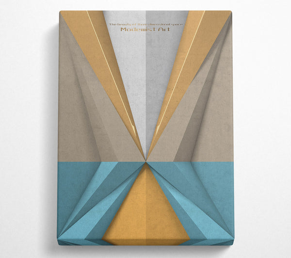  A Canvas Print of Modemist Art Abstract Canvas Art
