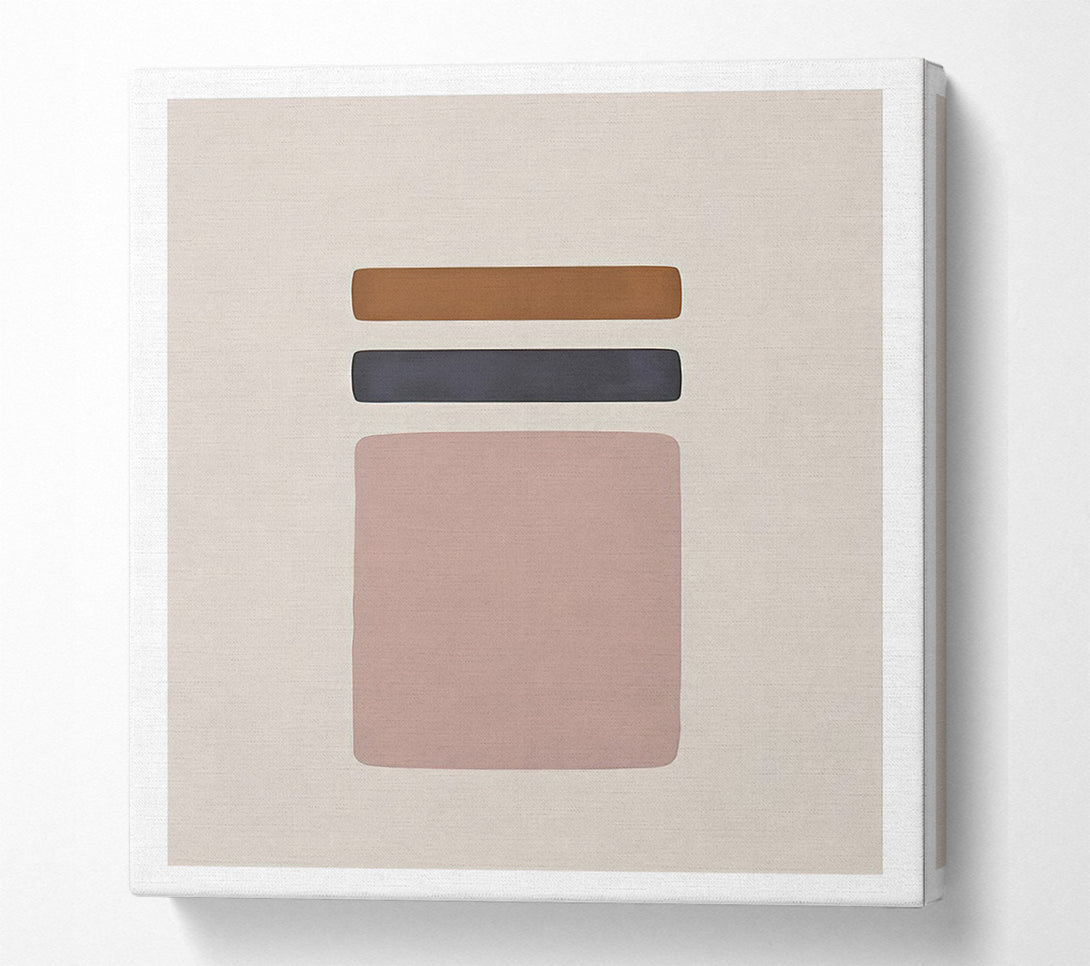  A Canvas Print of Modern Abstract Shapes Canvas Wall Art