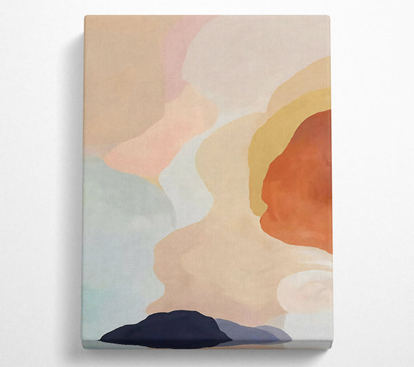  A Canvas Print of Modern Abstract Splodge Canvas Print