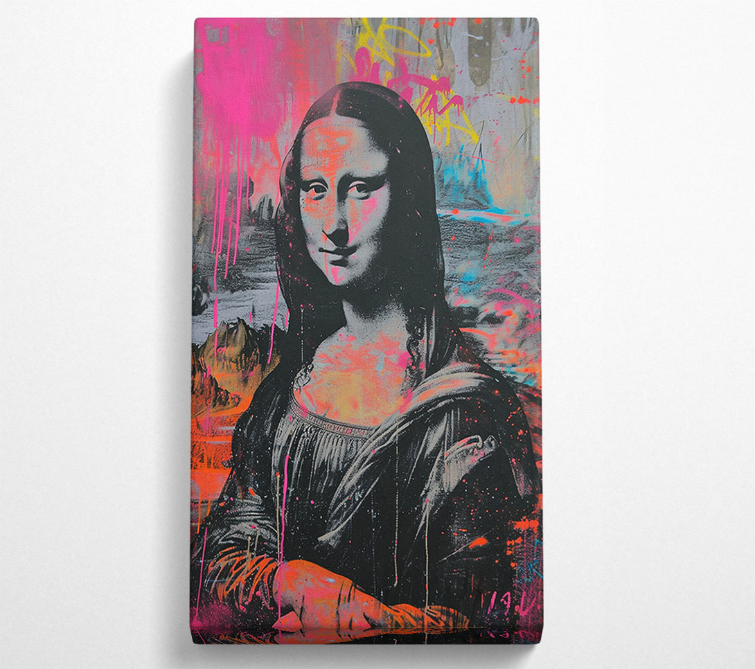  A Canvas Print of Mona Lisa Urban Canvas Wall Art