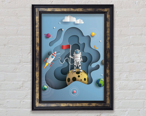 Moon Landing Framed Print