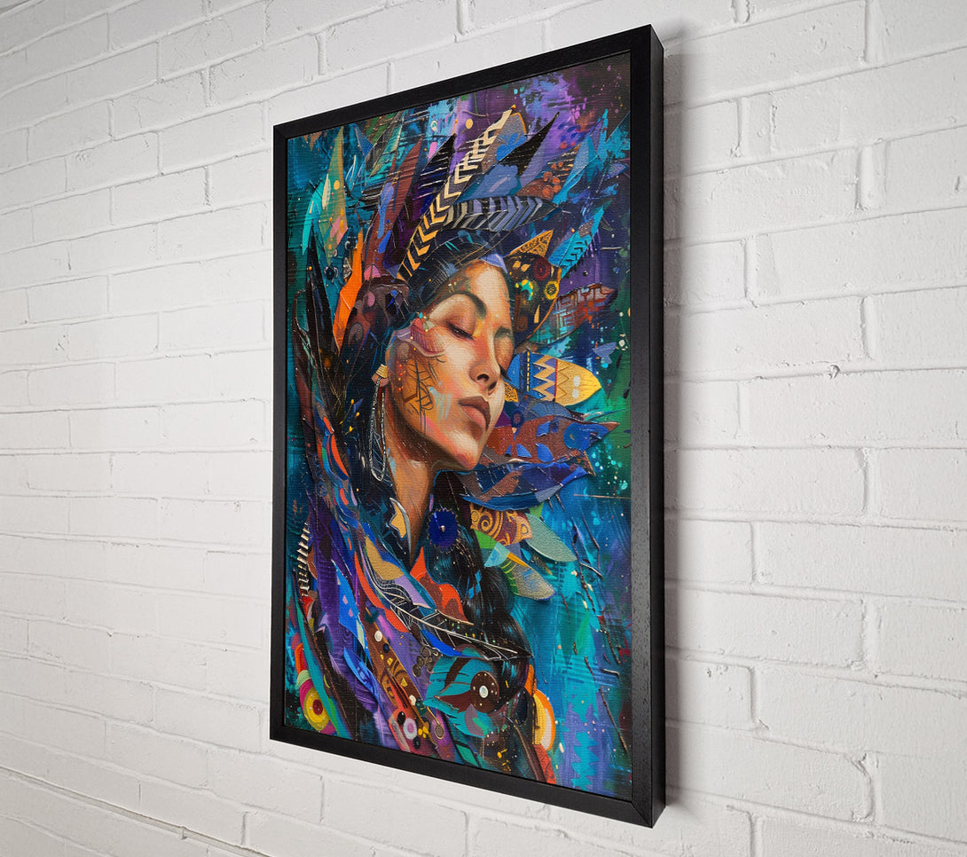  A Canvas Print of Native Flowers Canvas Wall Art