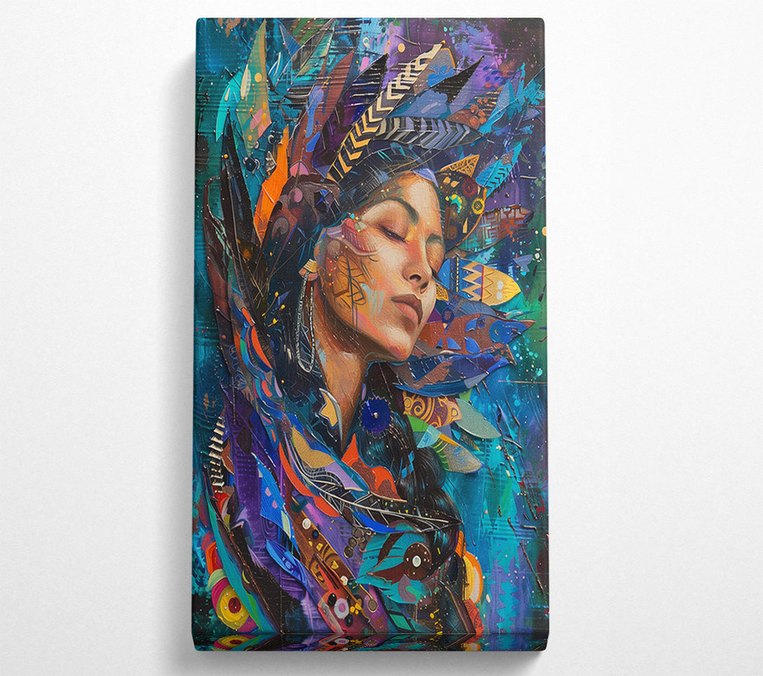  A Canvas Print of Native Flowers Canvas Wall Art