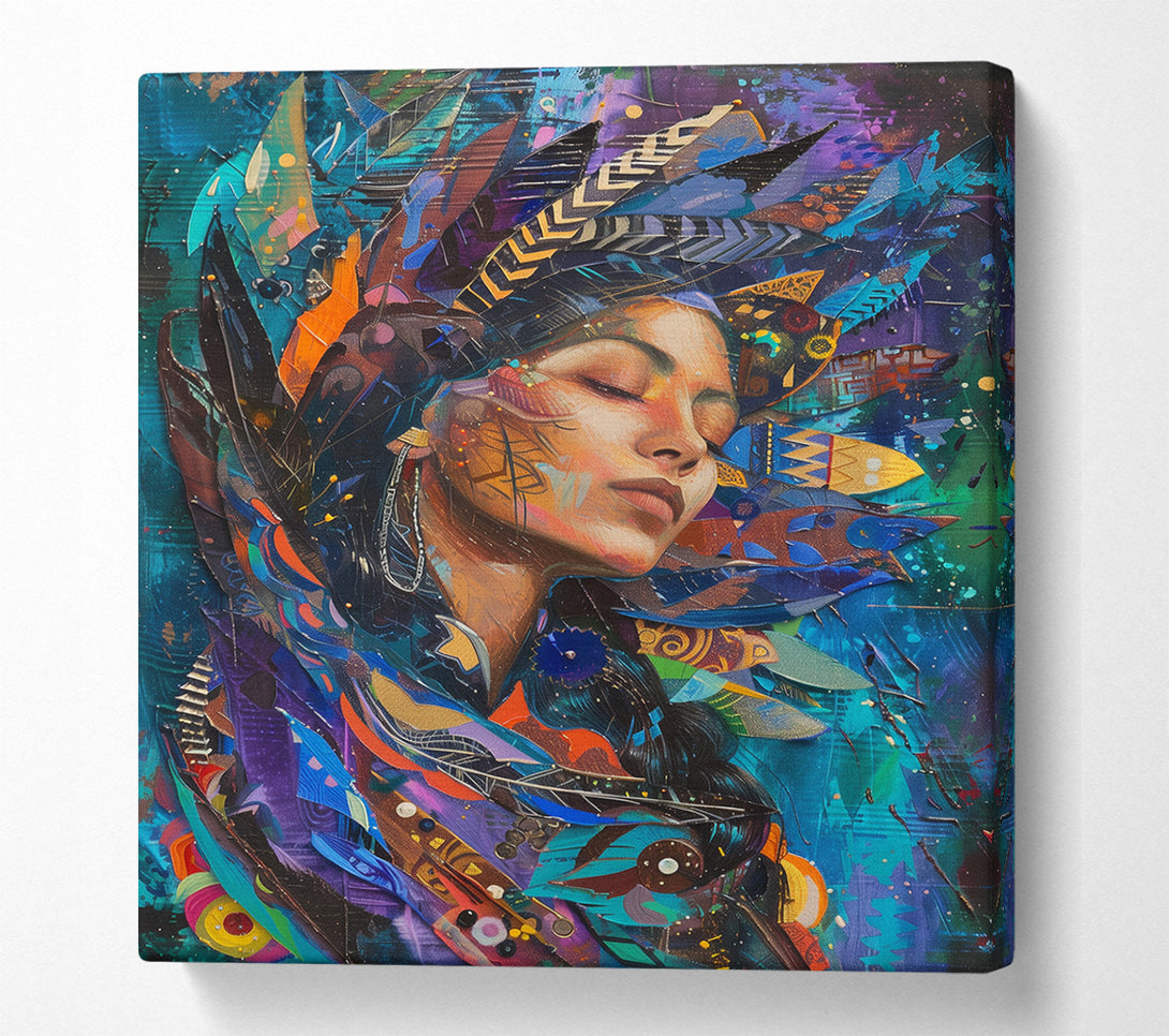  A Canvas Print of Native Flowers Canvas Wall Art