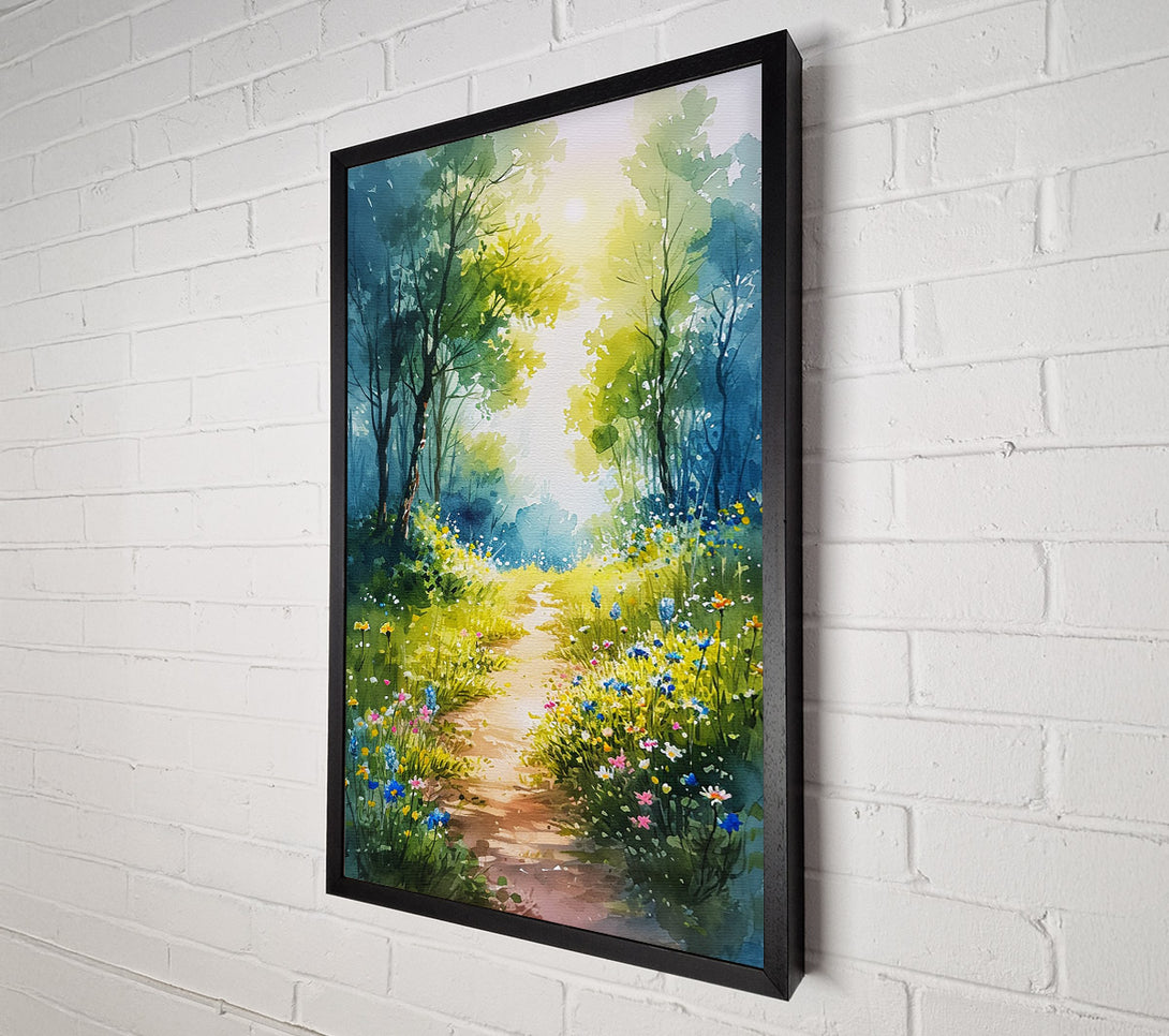  A Canvas Print of Nature Valley Woodland Canvas Print