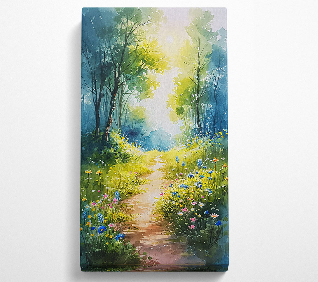  A Canvas Print of Nature Valley Woodland Canvas Print