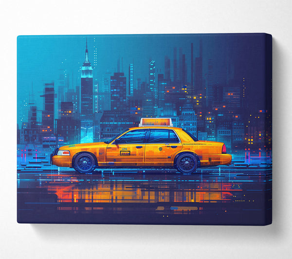  A Canvas Print of New York Taxi Canvas Art