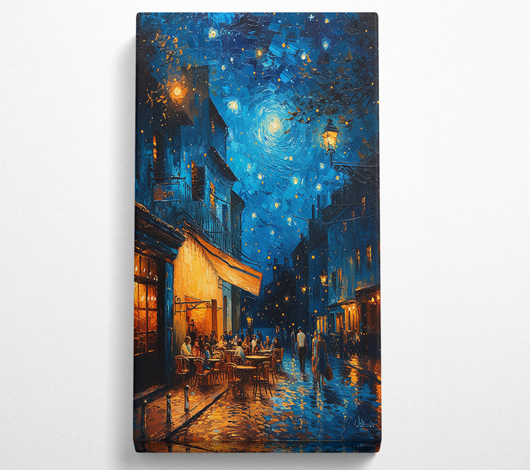  A Canvas Print of Night Cafe Canvas Wall Art