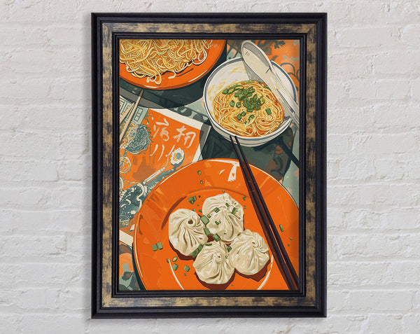Noodles Framed Print