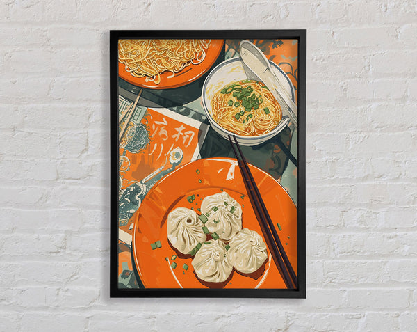 Noodles Framed Print