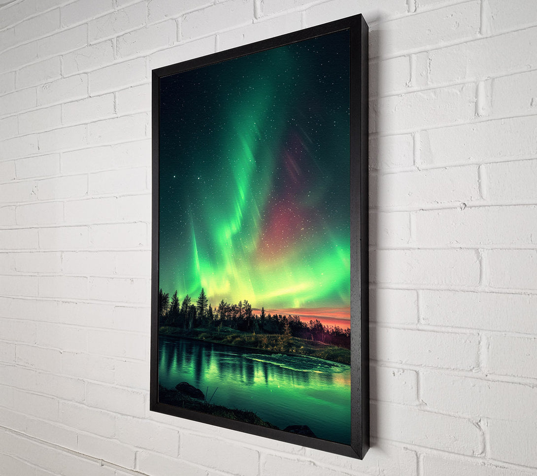  A Canvas Print of Northern Lights Canvas Art