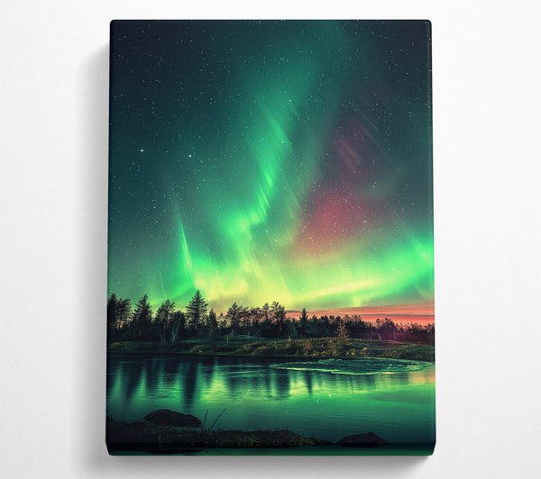  A Canvas Print of Northern Lights Canvas Art