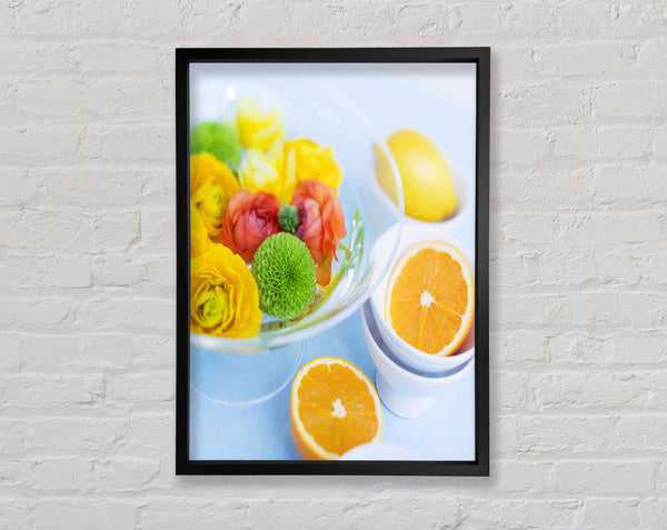 Oranges For Breakfast Framed Print