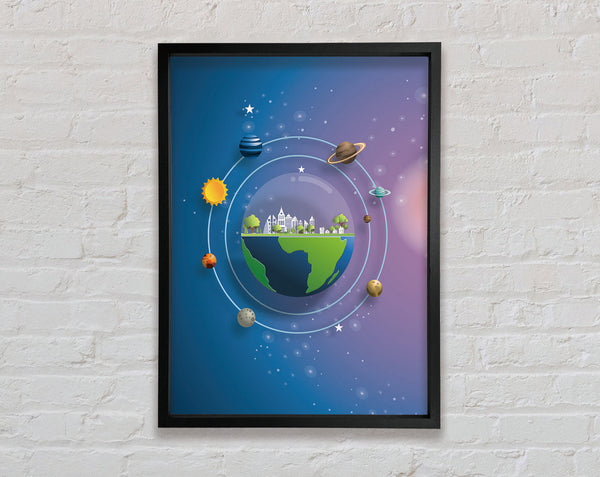 Orbit Framed Print