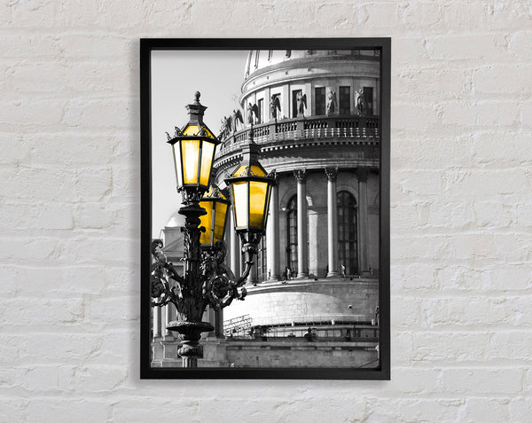 Ornate Street Lamp Framed Print